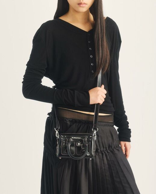 MINI TOP HANDLE BAG BLACK