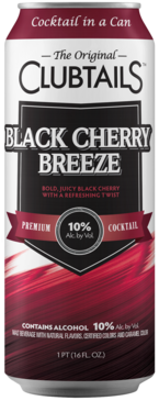 Clubtails Black Cherry Breeze 10%  0.473L