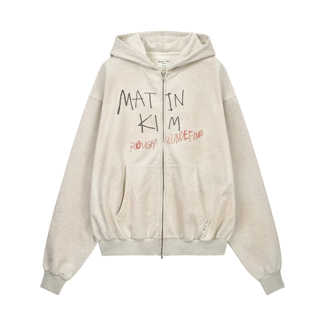 VINTAGE WASHED GRAFFITI HOODY ZIP UP