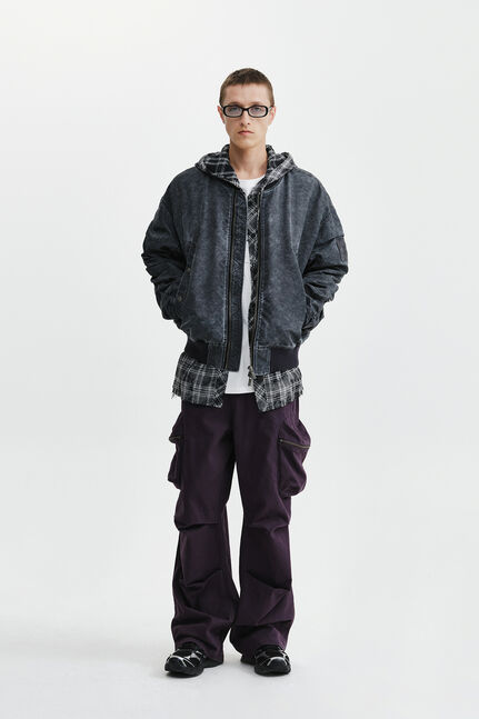 PIGMENT COATED BACK LOGO JUMPER