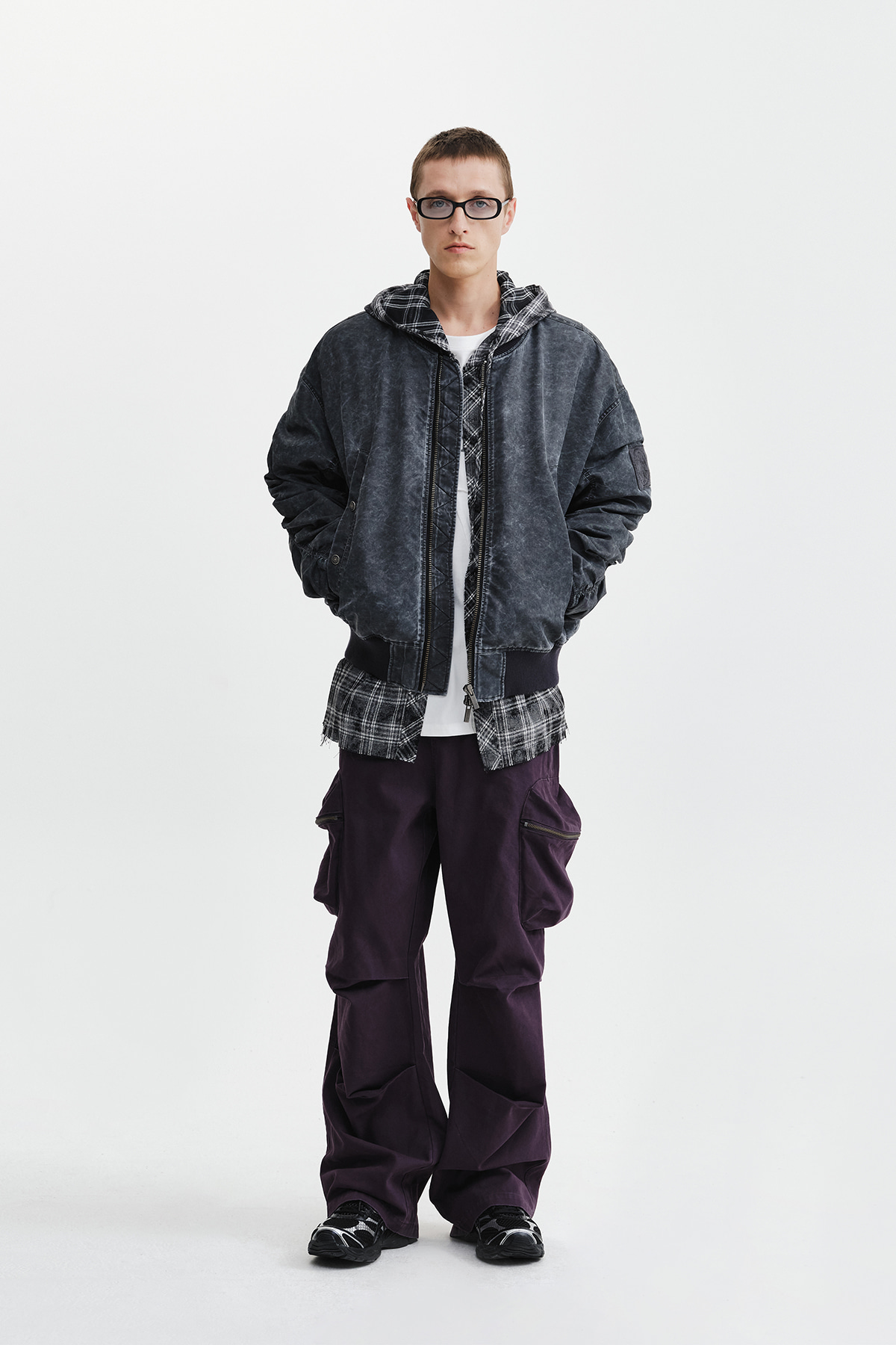 PIGMENT COATED BACK LOGO JUMPER