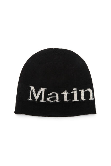 LOGO LINEN SHORT BEANIE