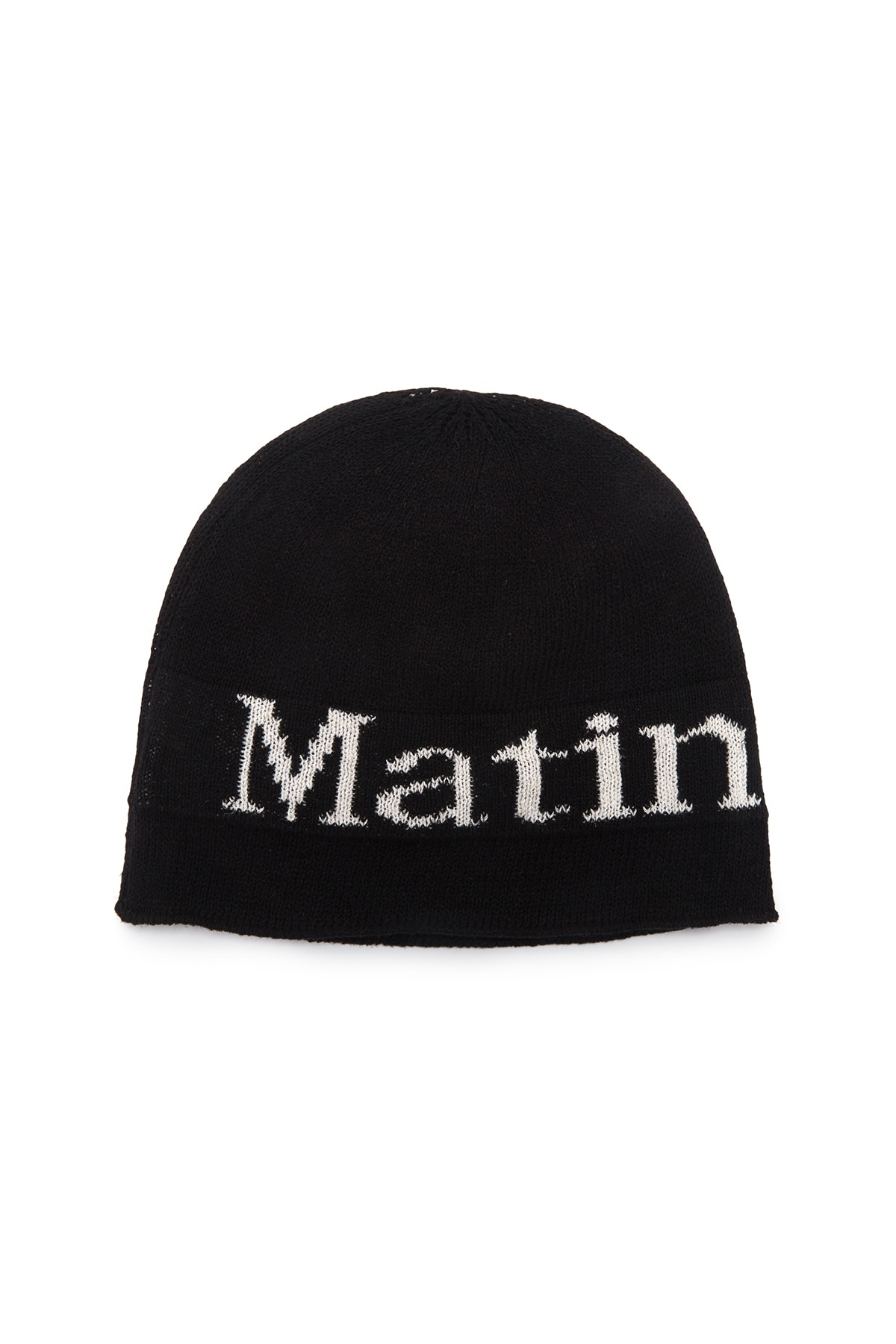 LOGO LINEN SHORT BEANIE