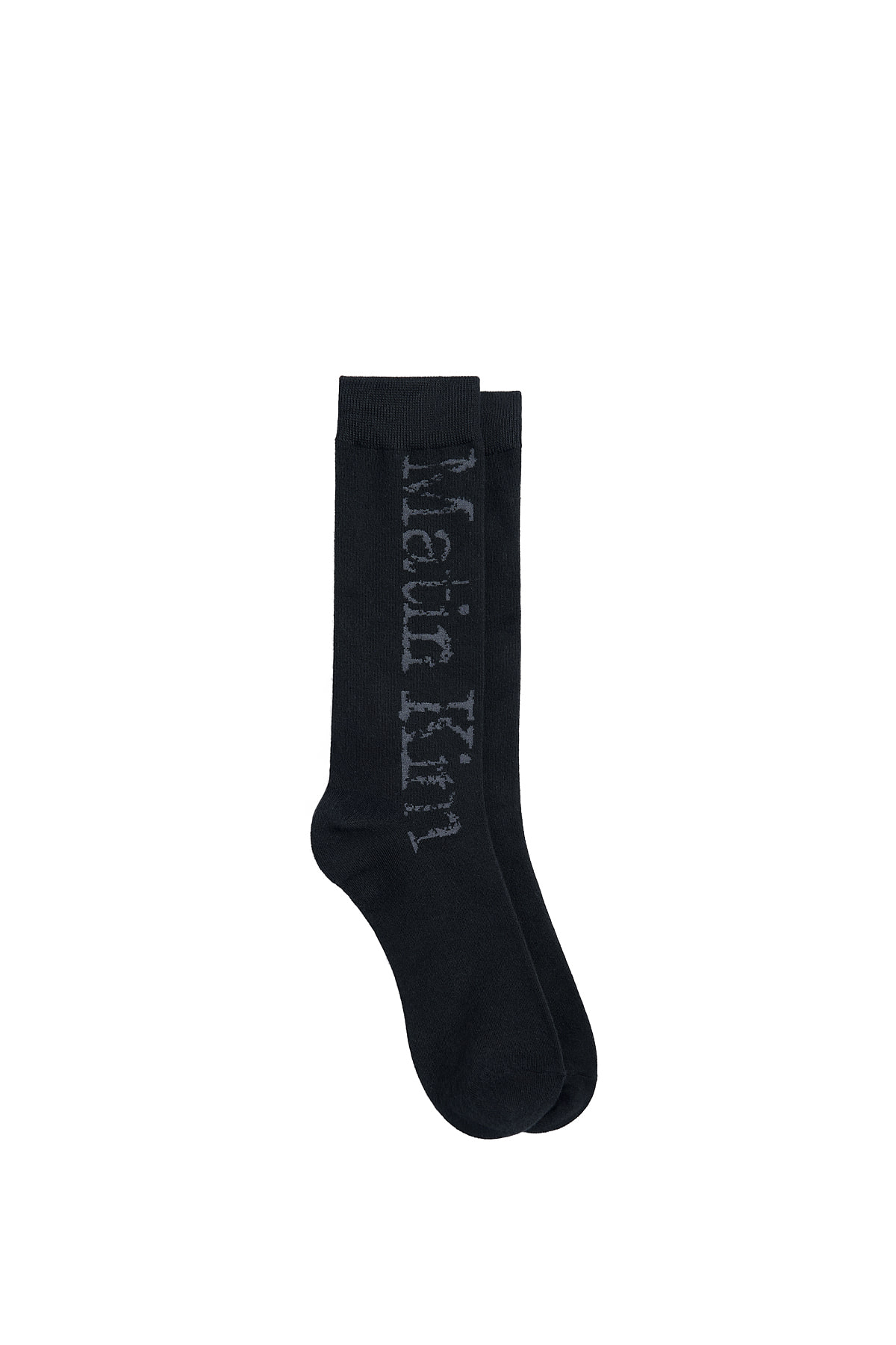 CRACKED LOGO JACQUARD SOCKS