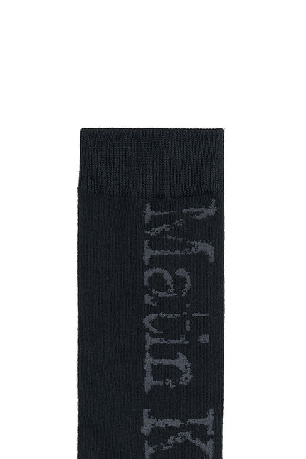 CRACKED LOGO JACQUARD SOCKS