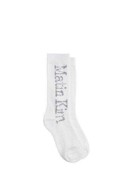 CRACKED LOGO JACQUARD SOCKS