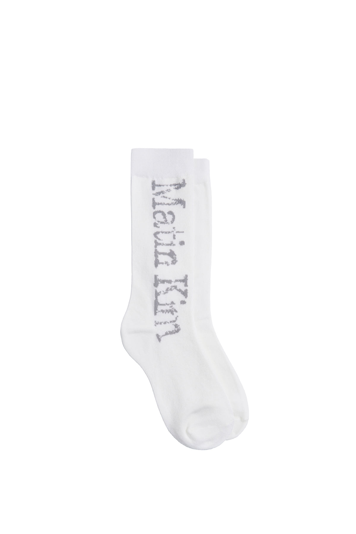 CRACKED LOGO JACQUARD SOCKS