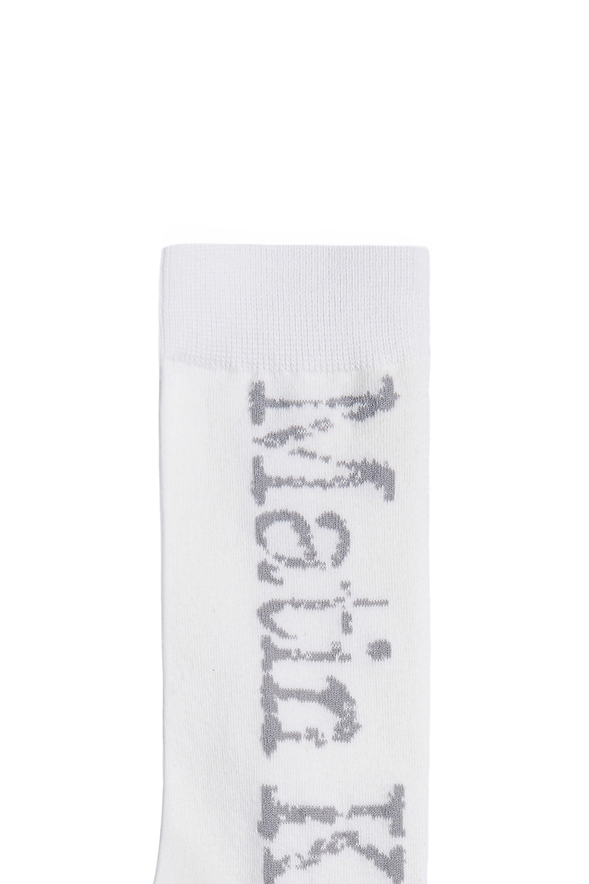 CRACKED LOGO JACQUARD SOCKS