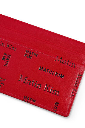 MATIN ALL-OVER LOGO CARD WALLET