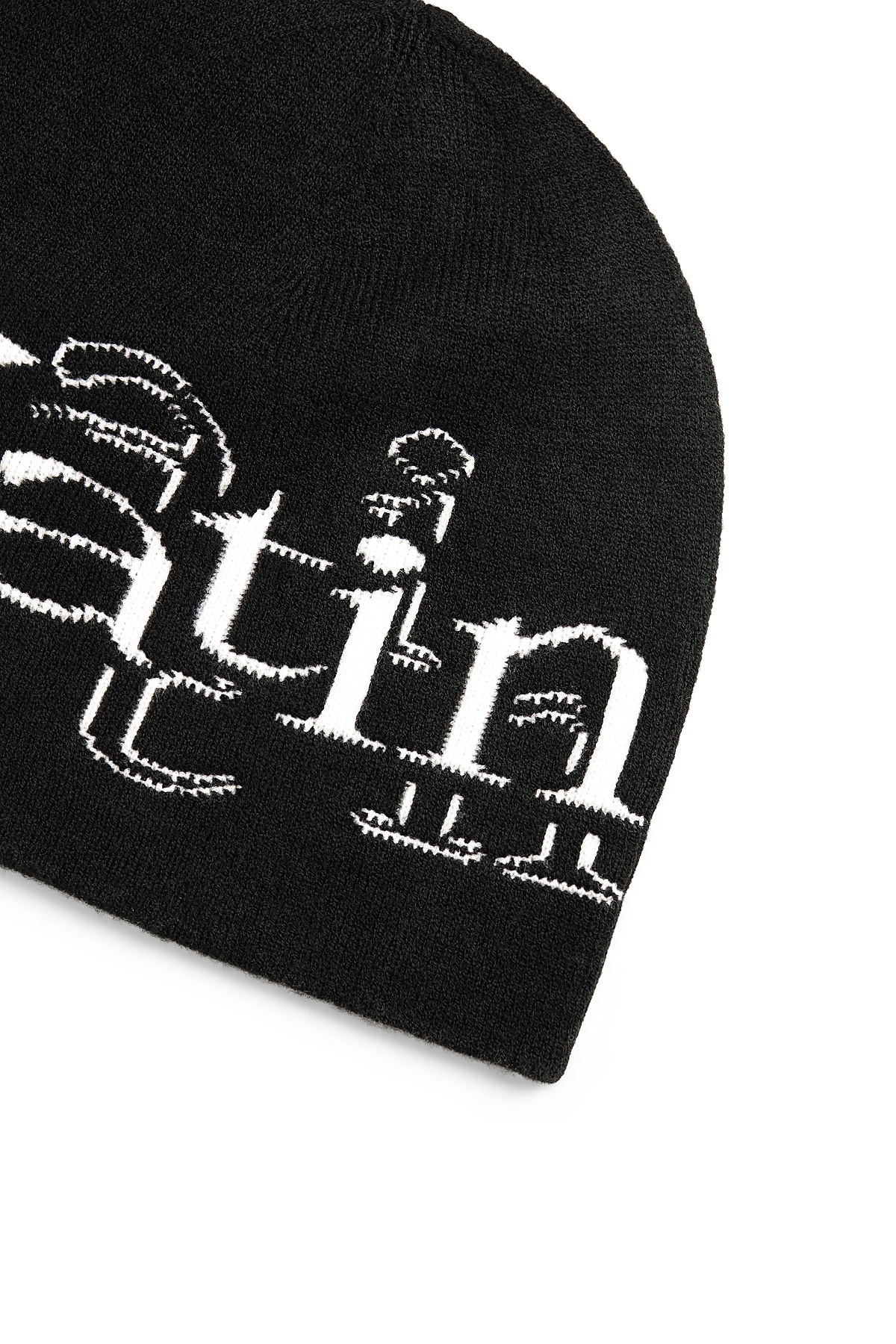 STROKE LOGO JACQUARD BEANIE
