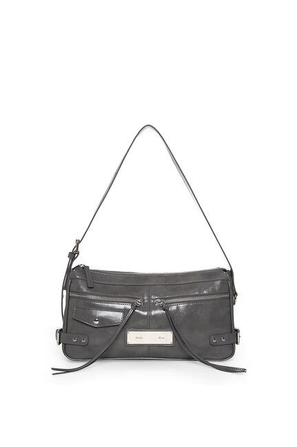 SIDE BUCKLE BIKER SHOULDER BAG