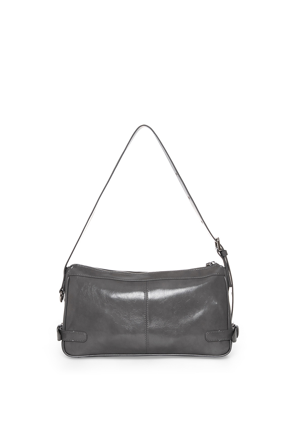SIDE BUCKLE BIKER SHOULDER BAG