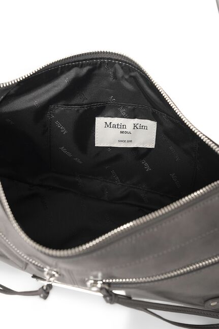 SIDE BUCKLE BIKER SHOULDER BAG