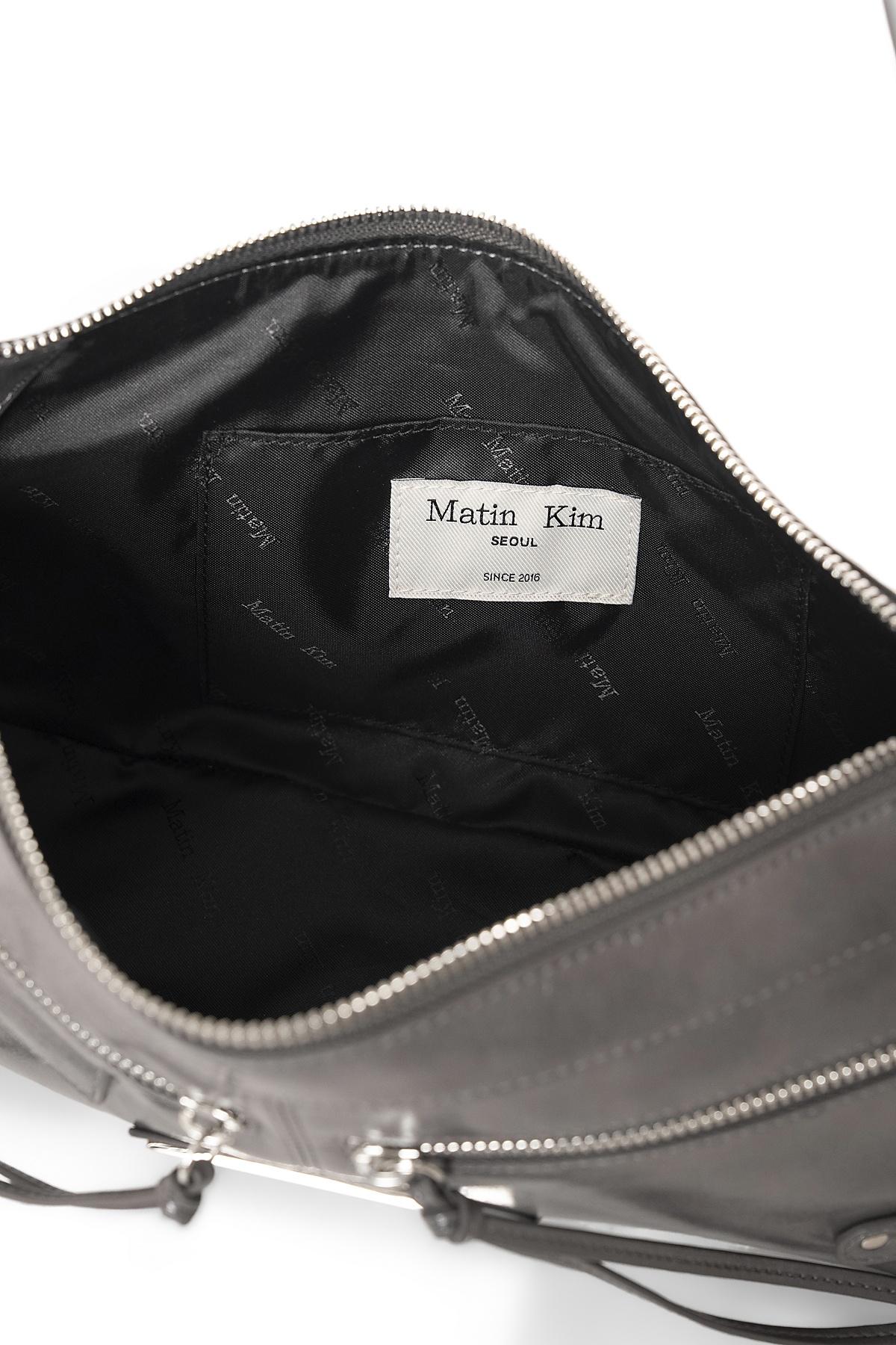 SIDE BUCKLE BIKER SHOULDER BAG