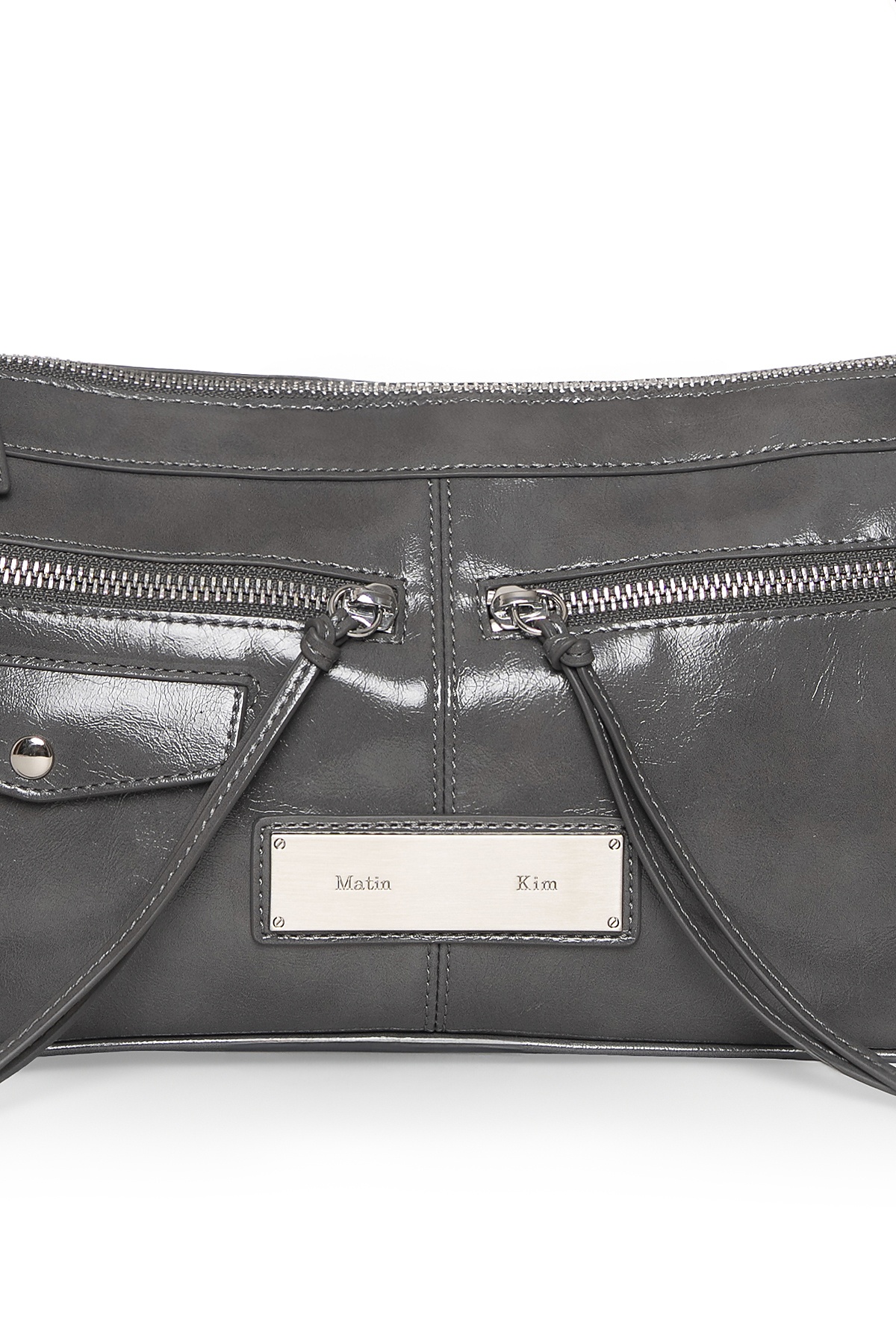 SIDE BUCKLE BIKER SHOULDER BAG
