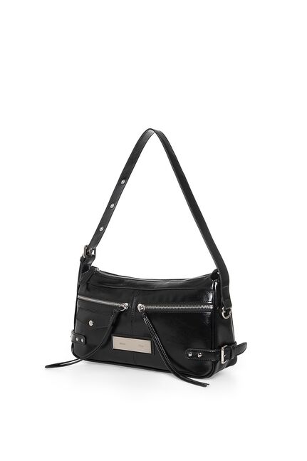 SIDE BUCKLE BIKER SHOULDER BAG