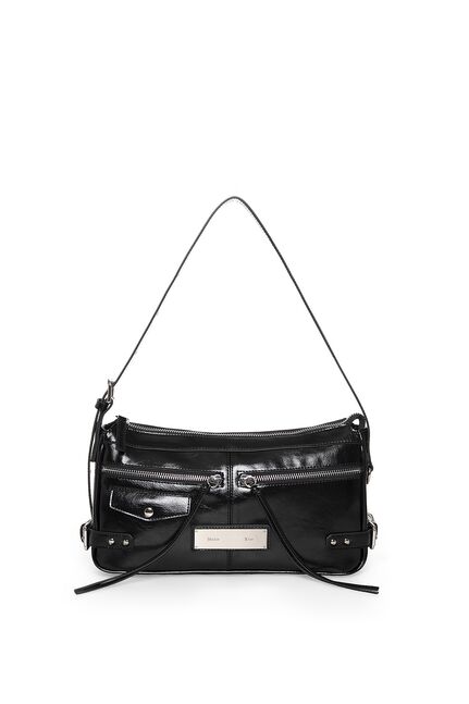SIDE BUCKLE BIKER SHOULDER BAG