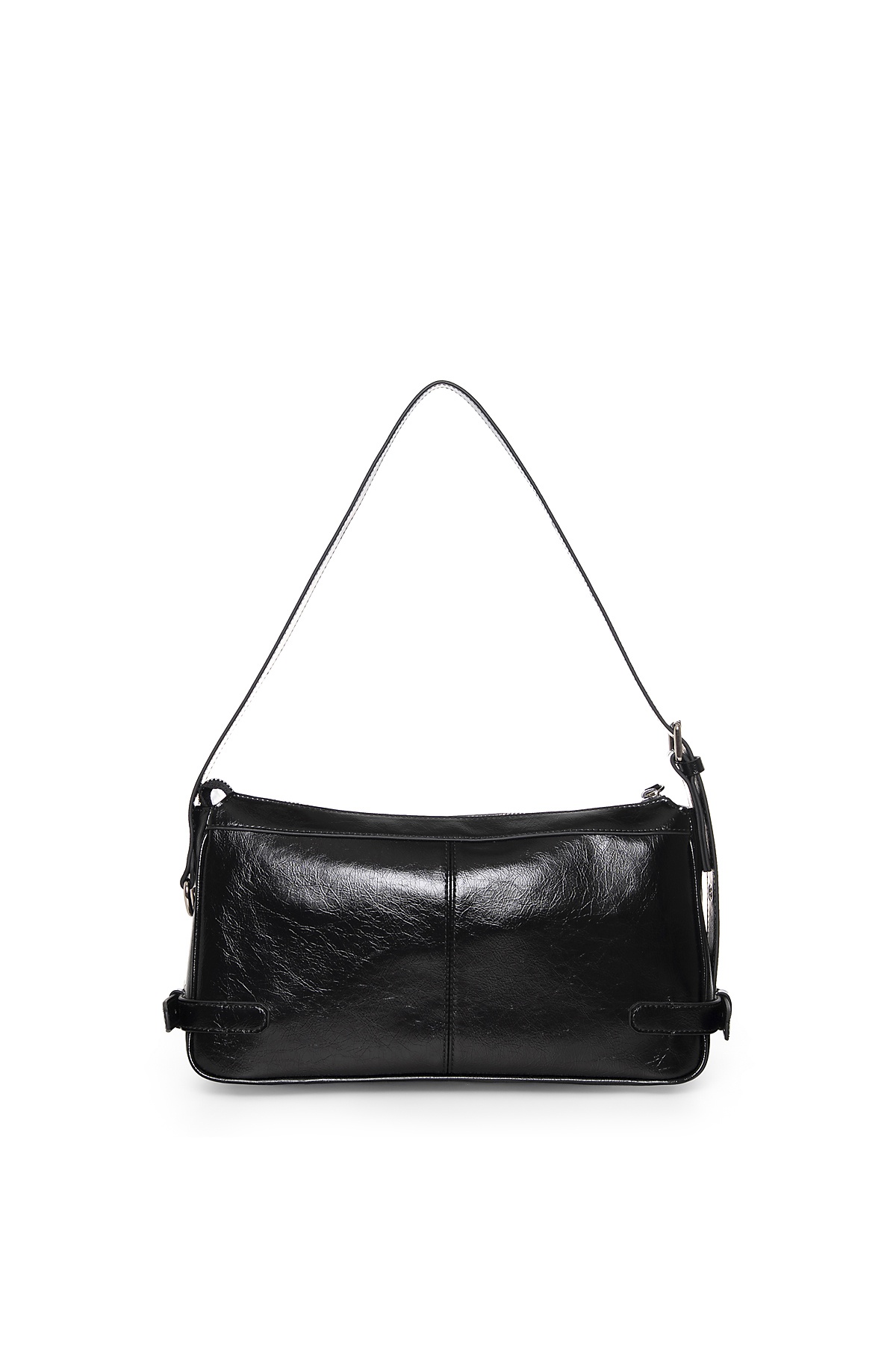 SIDE BUCKLE BIKER SHOULDER BAG