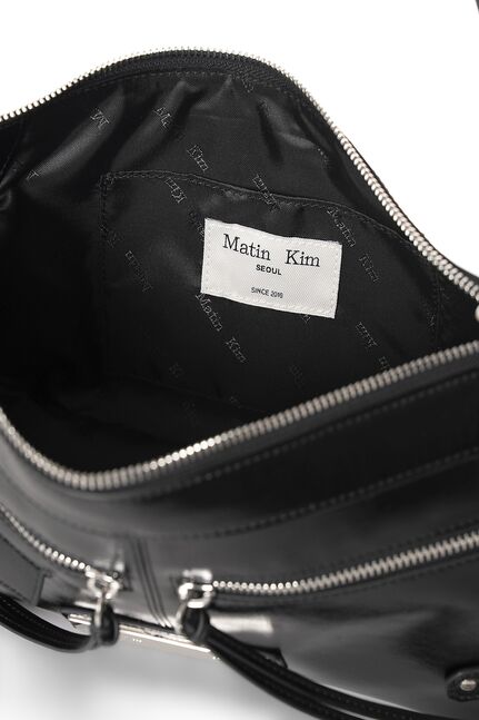 SIDE BUCKLE BIKER SHOULDER BAG