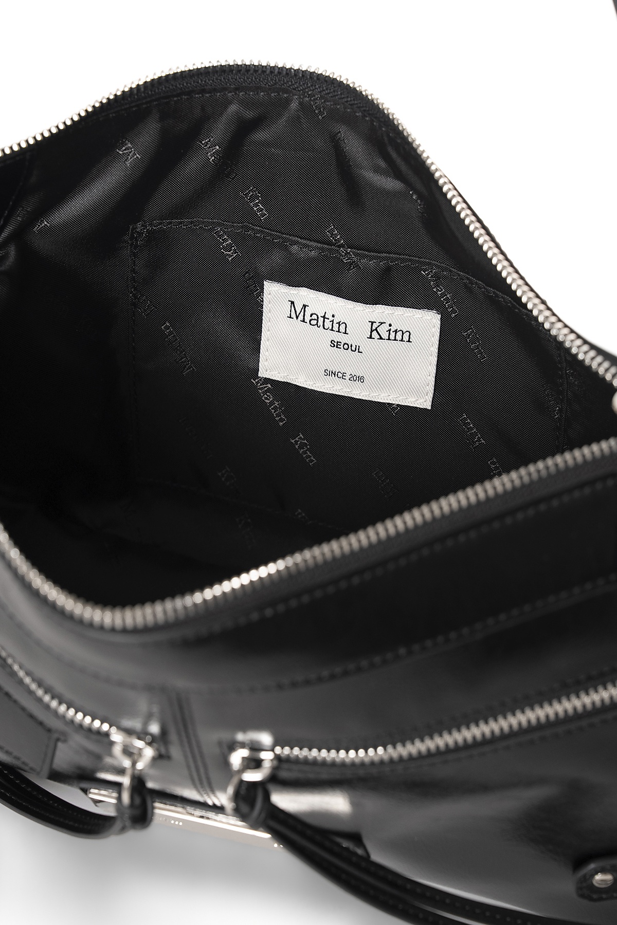 SIDE BUCKLE BIKER SHOULDER BAG