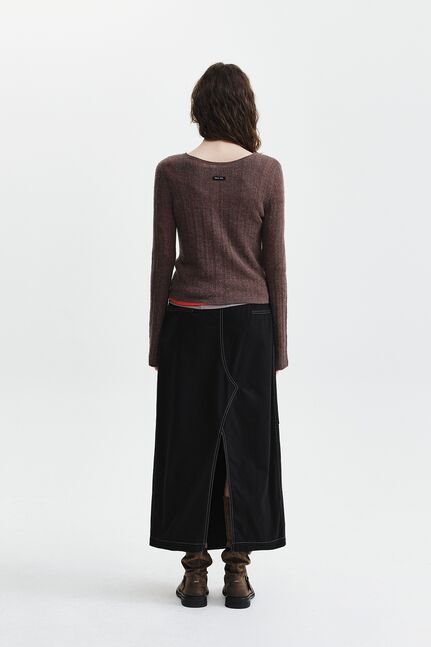 TWO WAY TEXTURE KNIT TOP