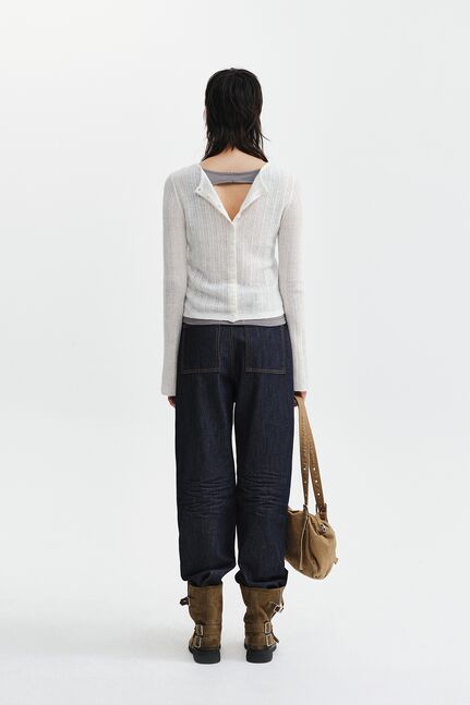 TWO WAY TEXTURE KNIT TOP