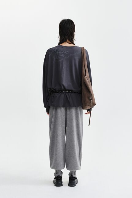 LEG WARMER KNIT JOGGER PANTS