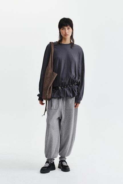 LEG WARMER KNIT JOGGER PANTS