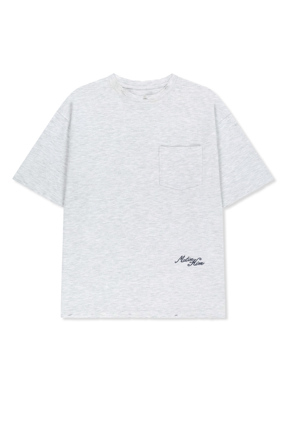 CALLIGRAPHY BACK LOGO POCKET TOP