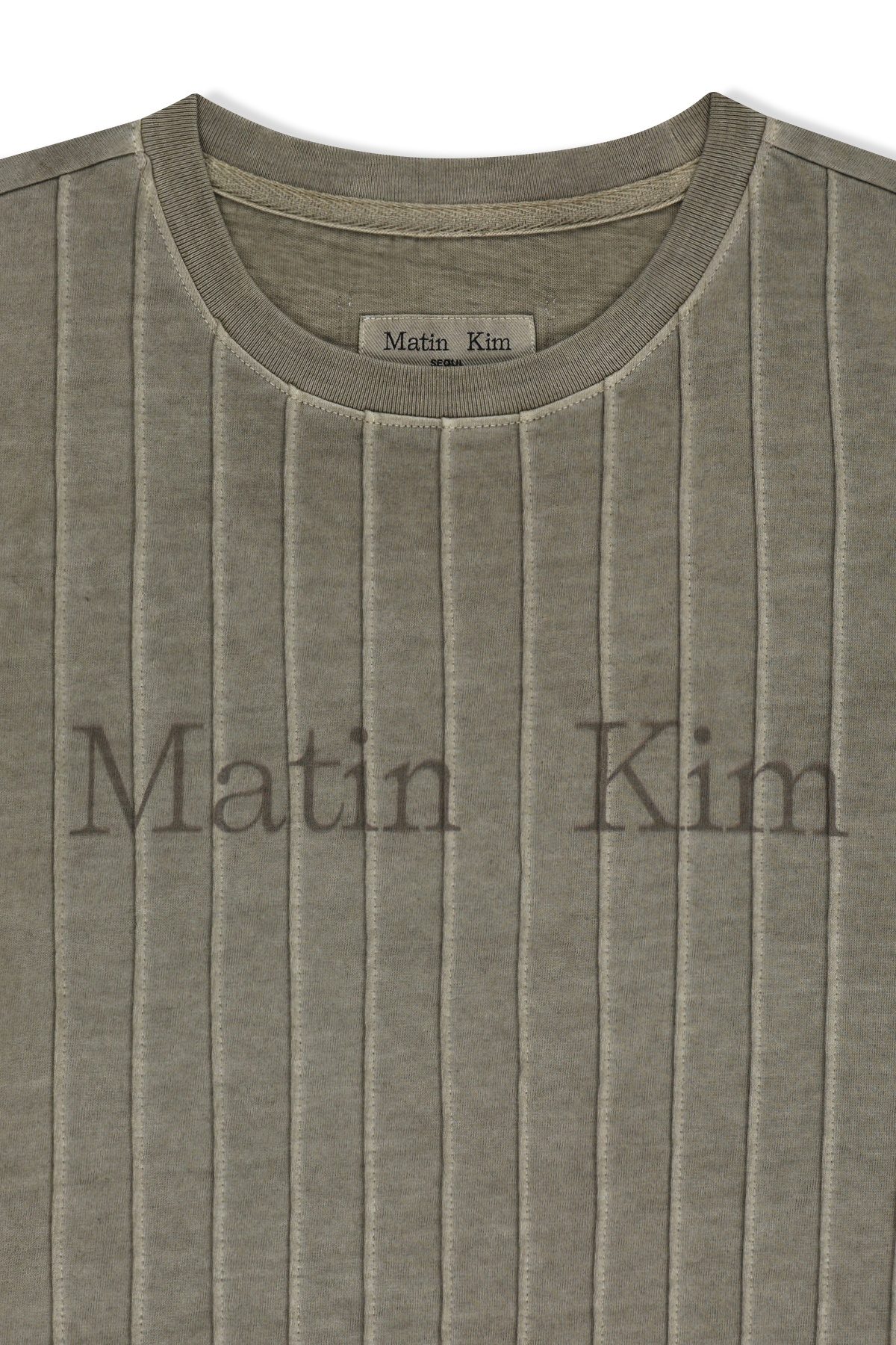 WASHED LOGO FULL PINTUCK TOP