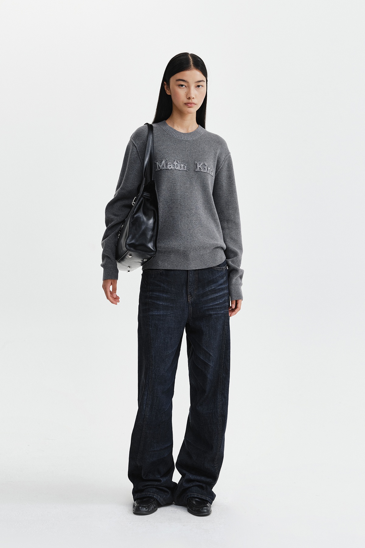 MATIN APPLIQUE LOGO KNIT PULLOVER
