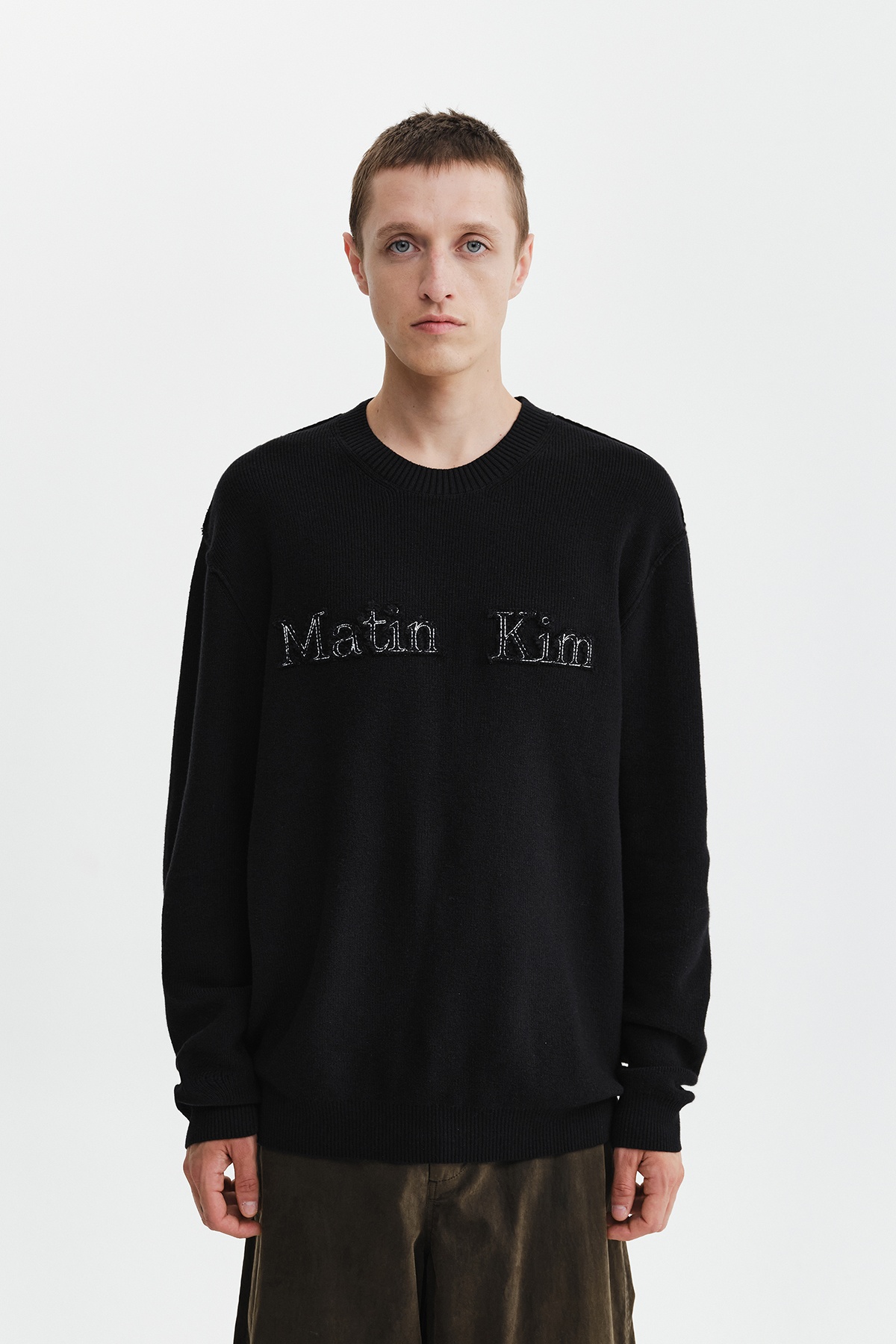 MATIN APPLIQUE LOGO KNIT PULLOVER