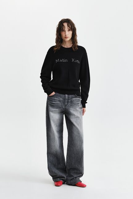 MATIN APPLIQUE LOGO KNIT PULLOVER