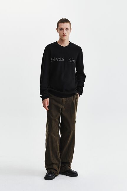 MATIN APPLIQUE LOGO KNIT PULLOVER