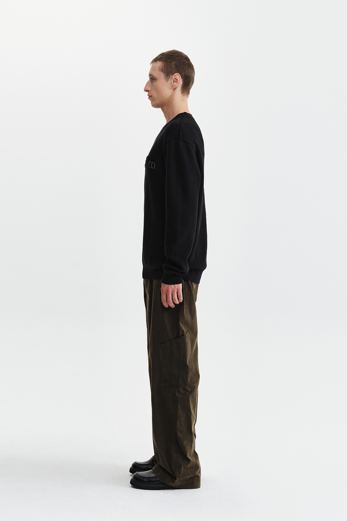 MATIN APPLIQUE LOGO KNIT PULLOVER
