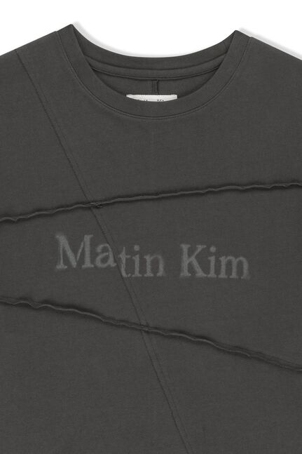 DIAGONAL CUT LOGO TOP