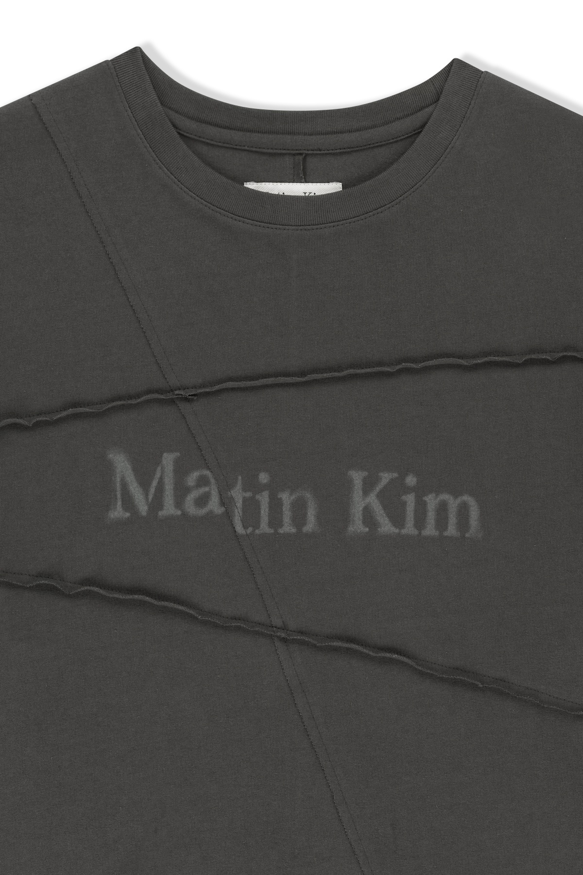 DIAGONAL CUT LOGO TOP