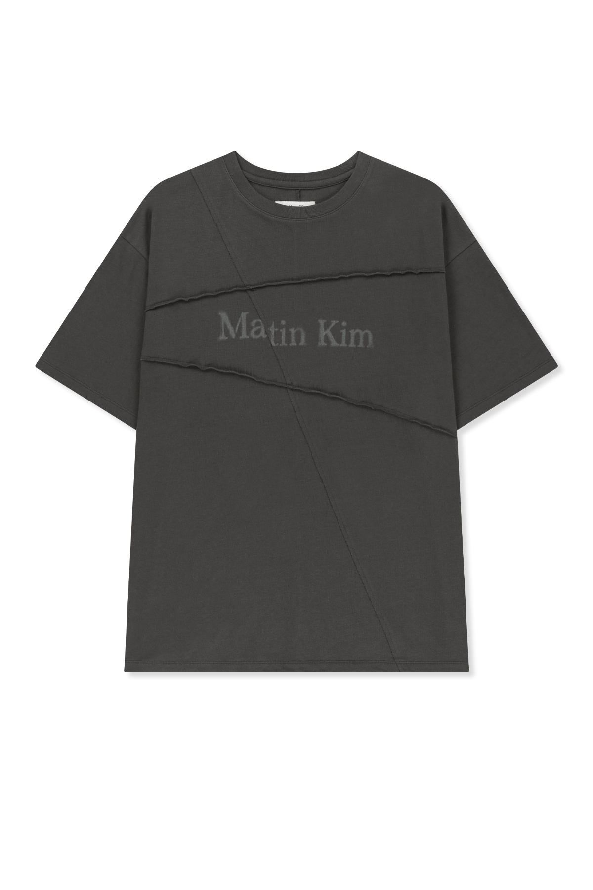 DIAGONAL CUT LOGO TOP