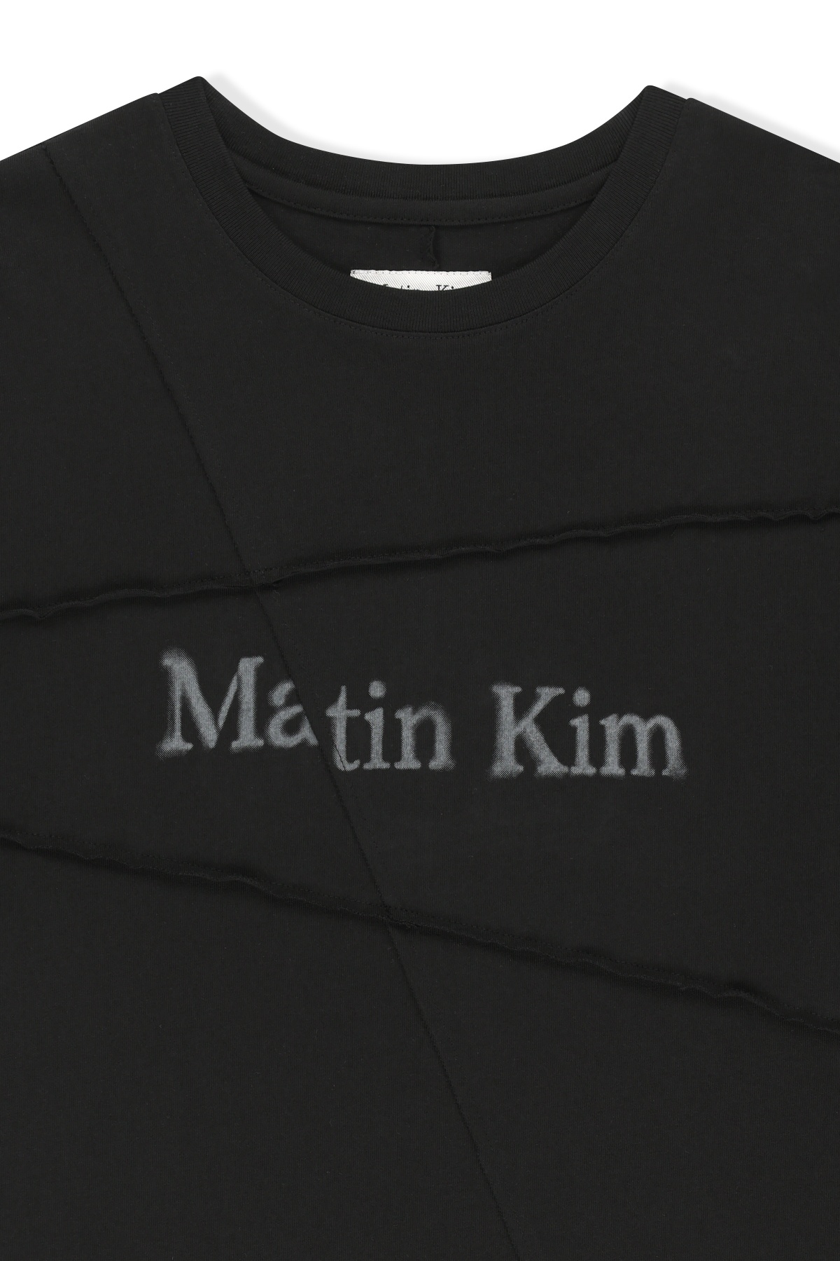 DIAGONAL CUT LOGO TOP