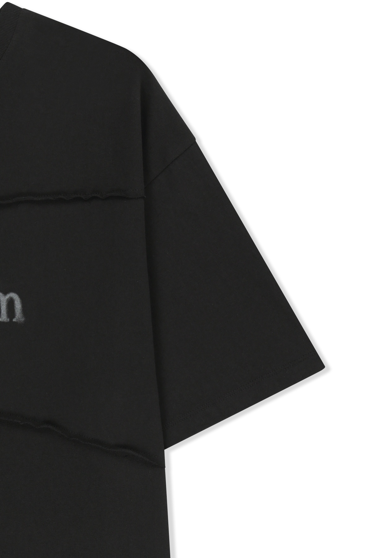 DIAGONAL CUT LOGO TOP