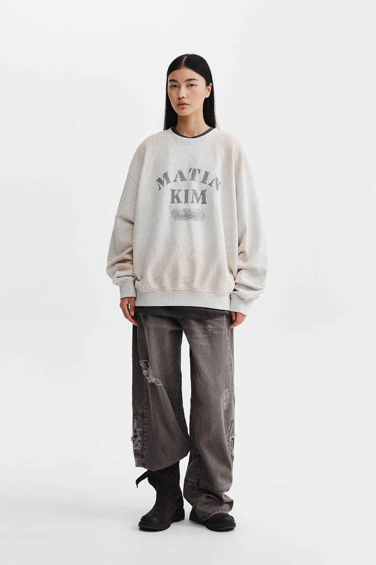 VINTAGE SPRAY LOGO SWEATSHIRT