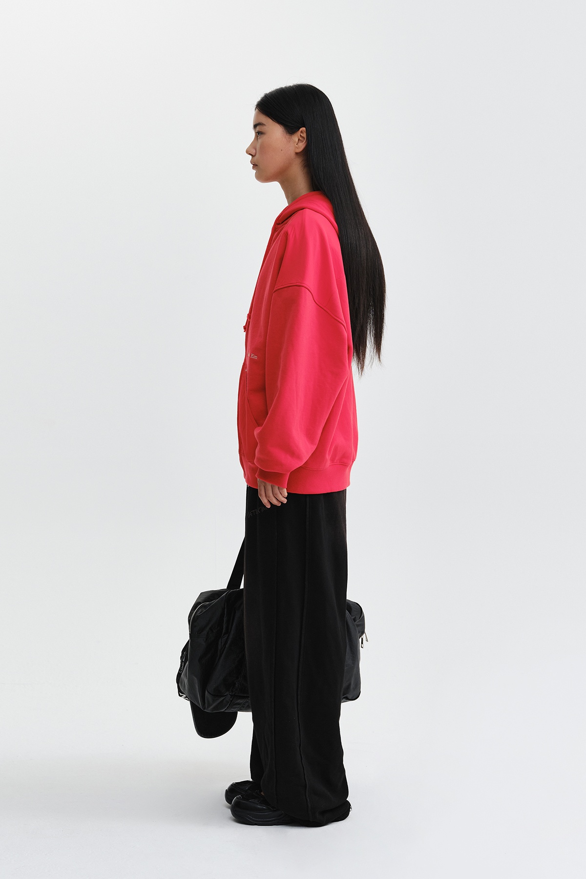 COLOR BLOCK HOODY ZIP UP