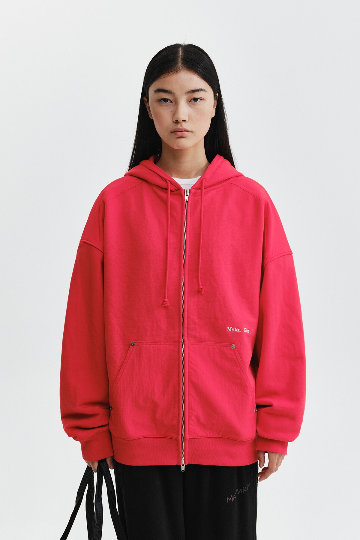 COLOR BLOCK HOODY ZIP UP