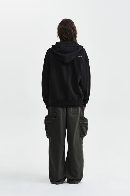 COLOR BLOCK HOODY ZIP UP