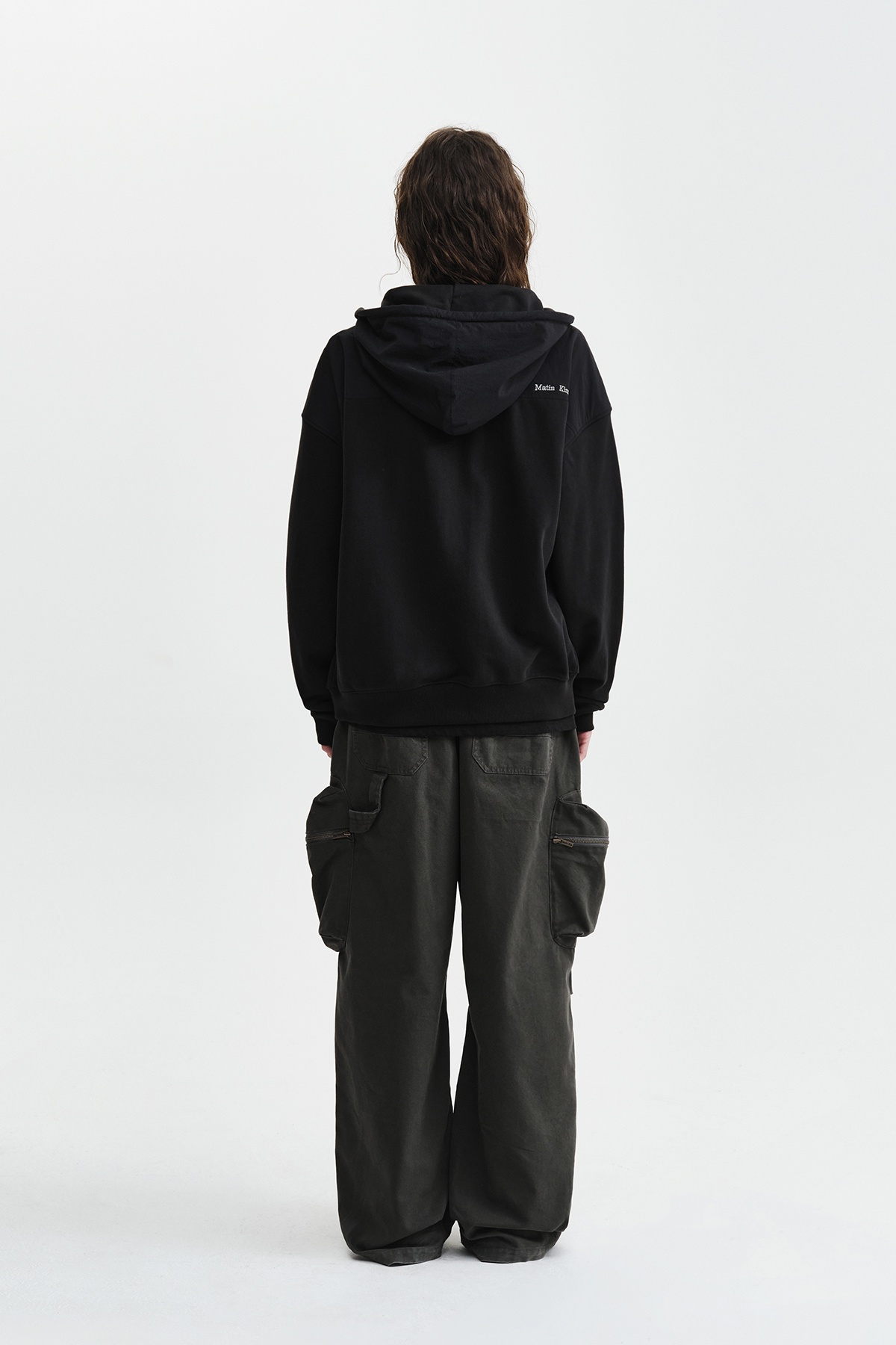 COLOR BLOCK HOODY ZIP UP