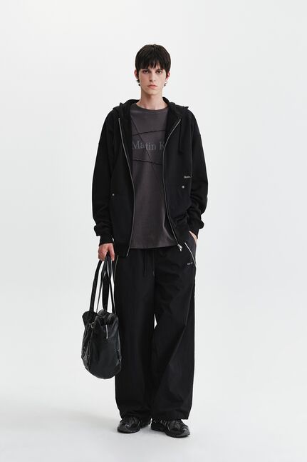COLOR BLOCK HOODY ZIP UP