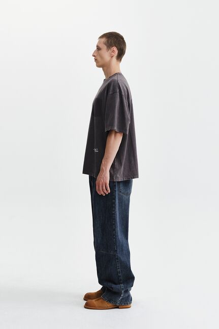 VINTAGE WASHED CALLIGRAPHY BACK LOGO TOP