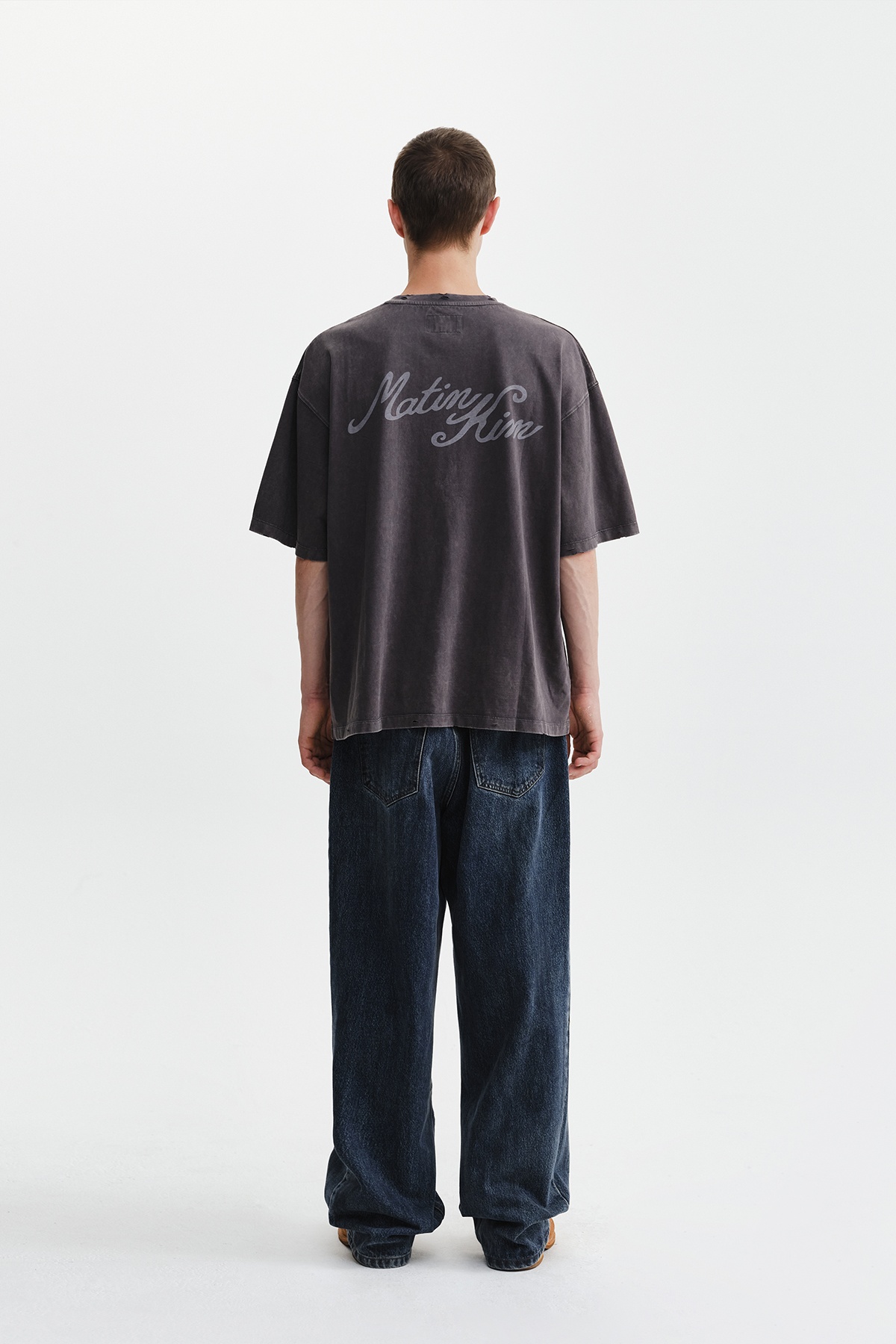 VINTAGE WASHED CALLIGRAPHY BACK LOGO TOP