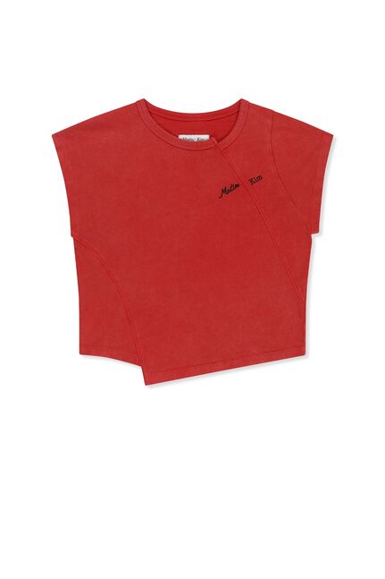 CURVED CUT SLIM TOP