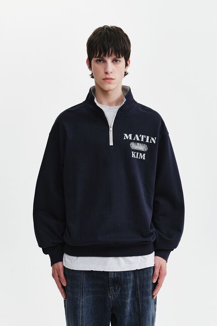MATIN LOGO QUARTER ZIP UP